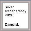 Candid Silver Transparency 2026 seal recognizing The Patient Better Project’s commitment to nonprofit transparency.