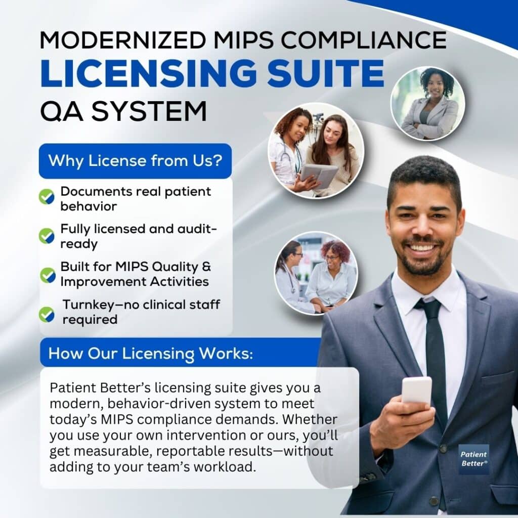 modernized mips compliance licensing suite qa system